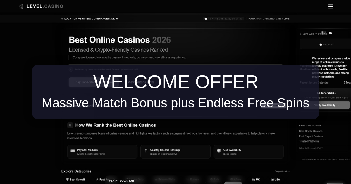 Level Casino - Australia's Trusted Online Casino for Big Wins